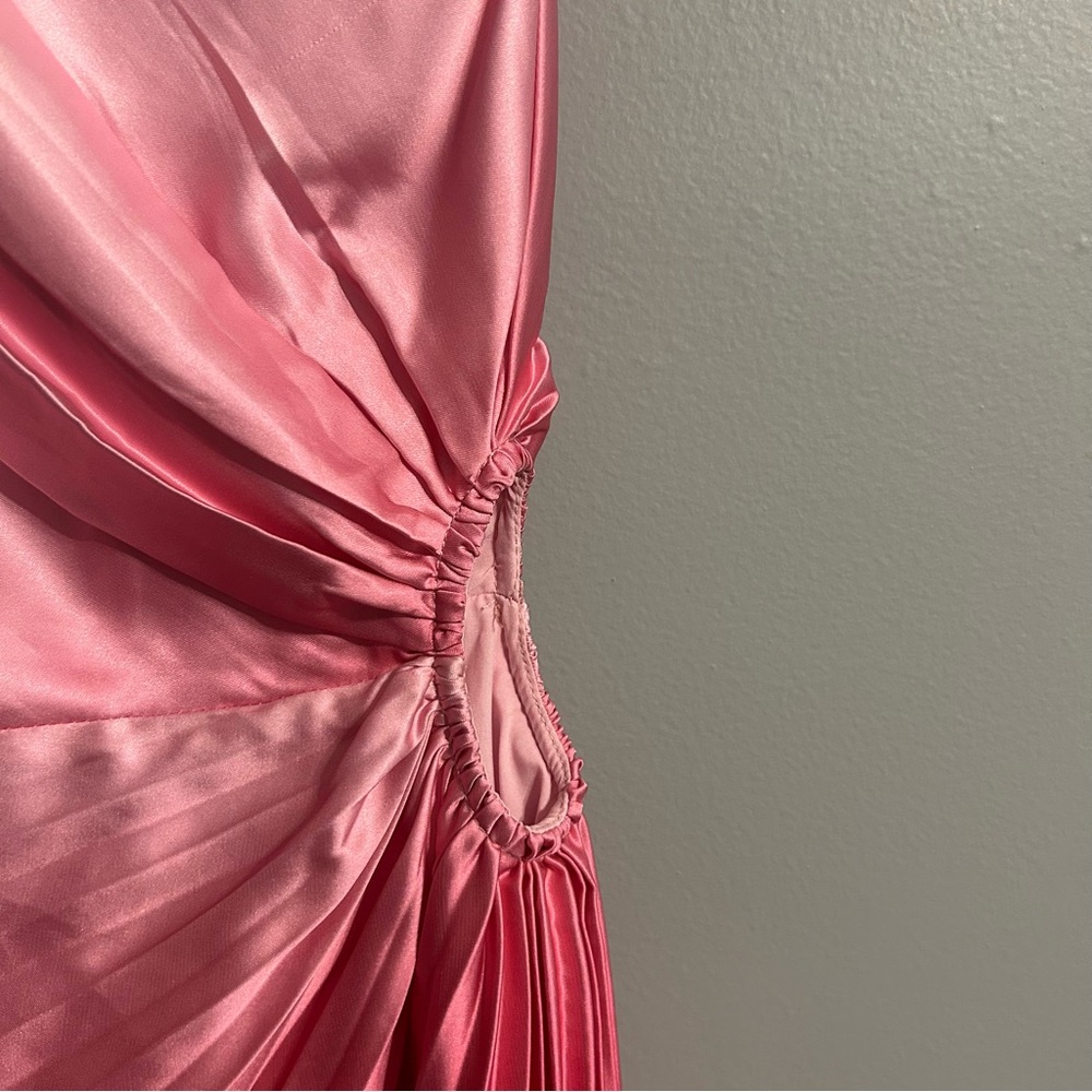 Adelyn Rae One-Shoulder Pink Gradient Dress - Picture 6 of 12